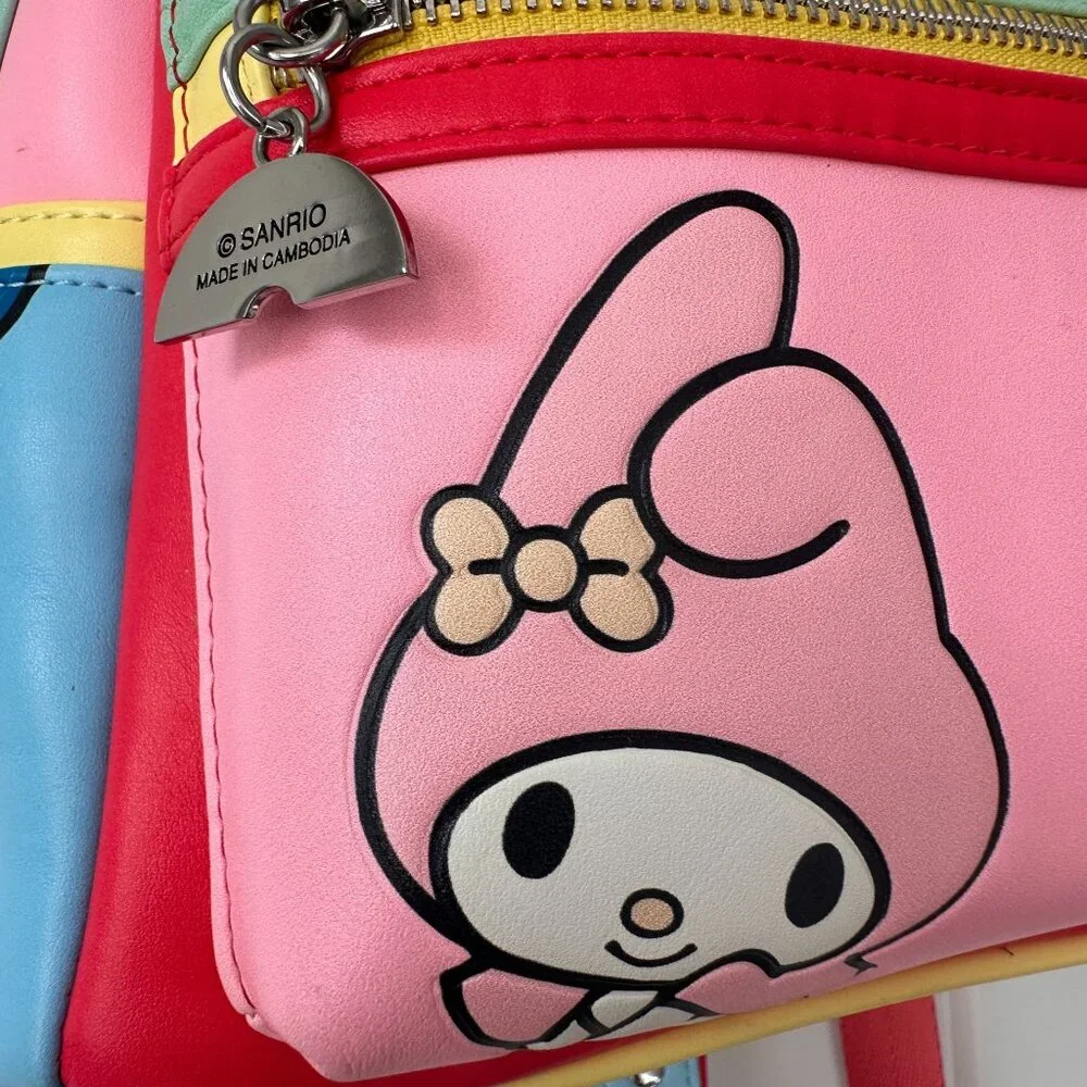 Loungefly Sanrio Hello Kitty and Friends Color Block Mini Backppack